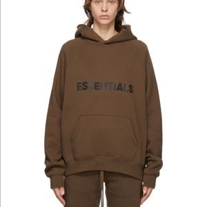 Fog Essentials Ssense Brown Hoodie Sz 